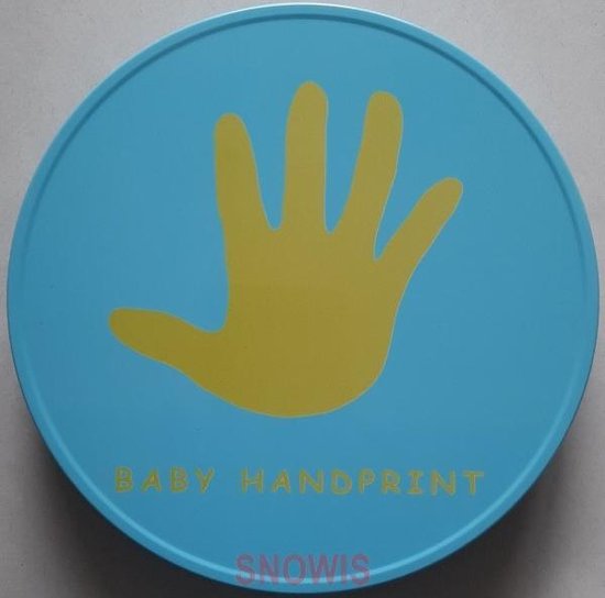 Baby Magic Box Handprint Blauw van Totum