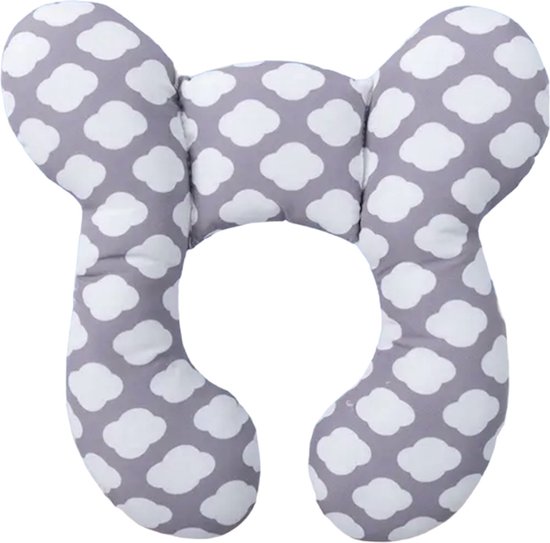 Baby Maxi Cosi Steun Kussen - Wolken - Neksteun voor Baby's - Steunkussen voor Reiswieg - MaxiCosi Steunkussen - Slaapkussen MaxiCosi - Neksteun voor Baby in de Auto - Babystoel Nek Steun - Slaapkussen - Autostoel Nekkussen / Nek Kussen van Koeka