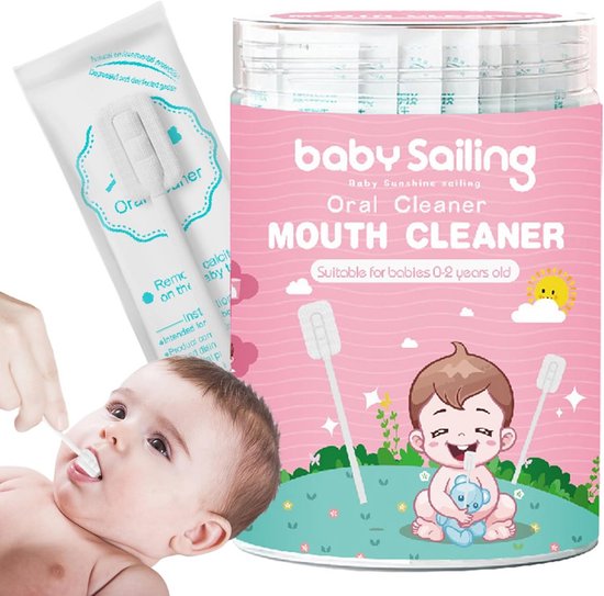 Baby Mond- en Tongreiniger Sticks - Zachte, Draagbare Orale Reiniging van Merkloos