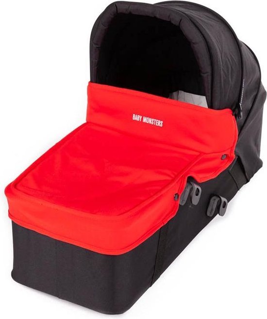Baby Monsters Afdekhoes Voor Reiswieg Easy Twin Rood van Baby Monsters