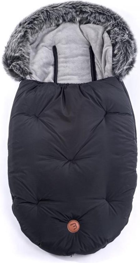 Baby Monsters Voetenzak Everest 51 X 105 Cm Polyester Zwart van Baby Monsters