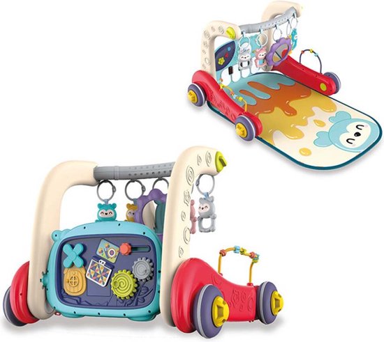 Baby multifunctionele rollator - Baby loopkar en speelgymnastiek - Baby walker& fitness Rack van Dodoing