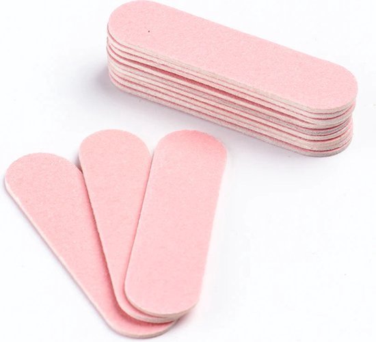 Baby Nagelvijl - 10 Stuks - Roze - Zacht Nagelvijltje - Baby Nagelverzorging - Nagelvijl Karton - Baby Nagelschaartje