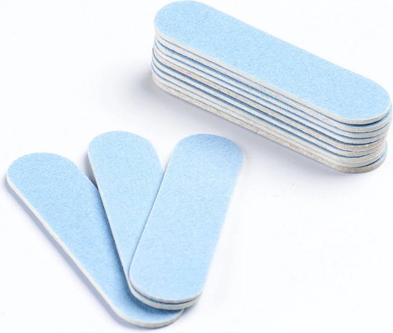 Baby Nagelvijl - 5 Stuks - Blauw - Zacht Nagelvijltje - Baby Nagelverzorging - Nagelvijl Karton - Baby Nagelschaartje van Merkloos
