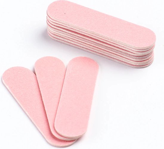 Baby Nagelvijl - 5 Stuks - Roze- Zacht Nagelvijltje - Baby Nagelverzorging - Nagelvijl Karton - Baby Nagelschaartje van Merkloos