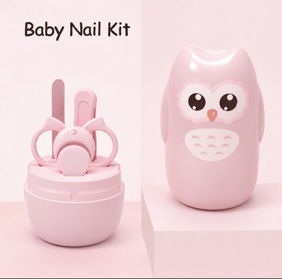 Baby Nagelvijl - baby nagelverzorgingsset - Baby Manicure Set - Baby Nagelknipper - Nagelverzorging voor Kleine Handjes en Voetjes - Complete Babyverzorgingsset - Babynagelvijl - Kraamcadeau - Baby Accessoires - Nagelvijlset voor Baby en Kind
