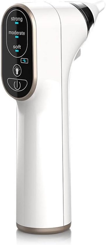 Baby neusaspirator elektrisch, 2 in 1 USB baby elektrische neusaspirator met 3 snelheid verstelbare 5 zuigmondjes, voor pasgeborenen zuigelingen en peuters