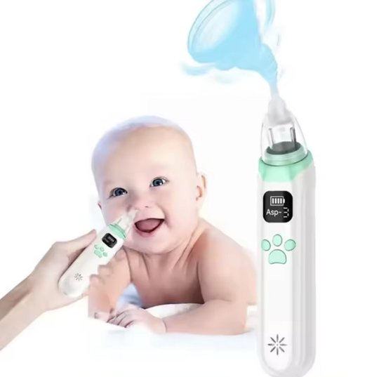 Baby Neuszuiger – Safe Baby Neus Aspirator – Veilig & Effectief – Neus-Slijm Zuig-Systeem – Hygiënisch Neusreiniger van Merkloos