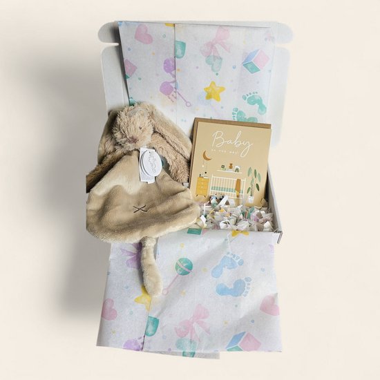 Baby on the Way – Een Lief Brievenbuscadeautje voor aanstaande ouders - met happy horse richie beige van Gifts & More