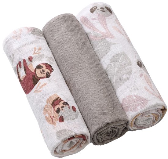 Baby Ono 3 Stuks Beige Luiaard Hydrofiel Luiers 348/10 van Baby Ono