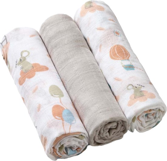Baby Ono Bamboo Air 3 Stuks Hydrofiel Luiers 397/09 van Baby Ono