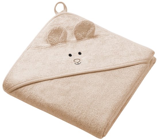 Baby Ono Bamboo Beige 100 x 100 cm Badcape van Baby Ono