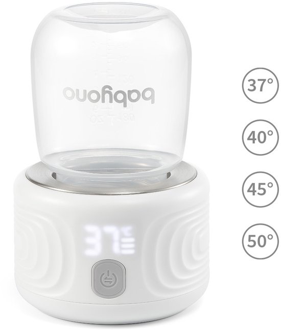 Baby Ono Flessenwarmer Onderweg - Draadloze Babyfles Warmer - 4 Temperatuurstanden - Inclusief 180 ml Fles