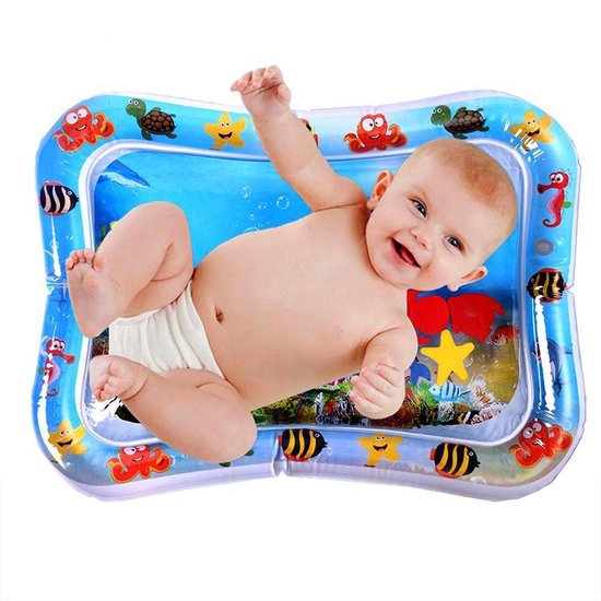 Baby Opblaasbare Waterspeelmat - Hoge Kwaliteit - Baby Trainer - Water Speelmat - Baby shower - Kraamcadeau - Water speel mat - Tummy time - Speelkleed Aquamat - Speelgoed - watermat van BeterSpeelgoed