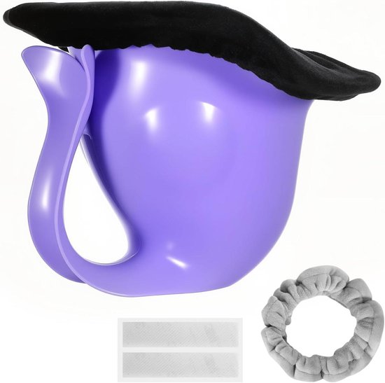 Baby Potje - Kindertoilet Draagbaar - Zindelijkheidstraining Thuis - Ergonomisch Visontwerp - 14 x 14 x 19 cm - Lila