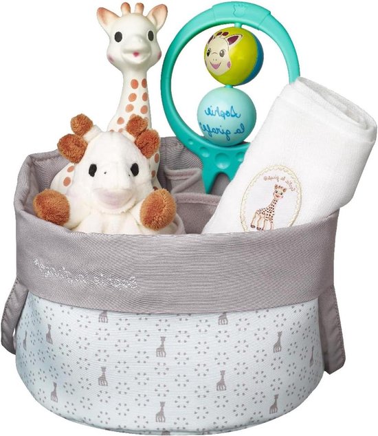 Baby Prullenbak - Afvalmand Baby - Babykamer Decoratie - Ftalaatvrij Materiaal - 5 Delig - Grijs