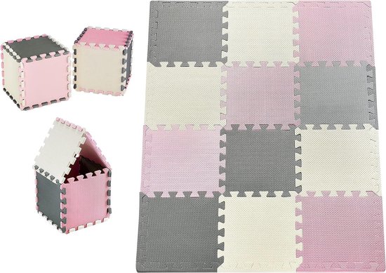 Baby Puzzelmat 120 cm x 90 cm x 12 cm - Grote Geurloze Speelmat voor Jongens en Meisjes van Clevy
