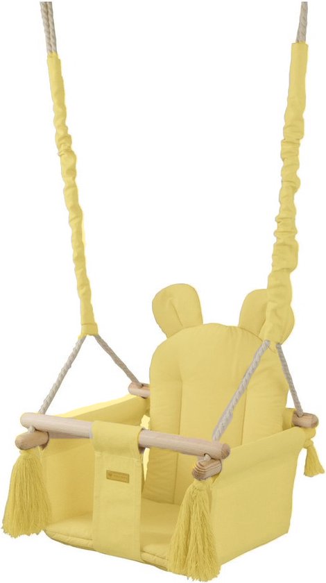 Baby schommel - hout - crème - tot 20 kg van Rocking Baby