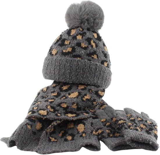 Baby Set - Winter Kleding - Warm Blijven - Pluche Voering - 3 Delig - Print