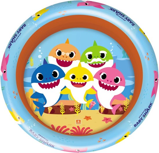 Baby Shark 3-Ring 100 cm Zwembad 2007467 van Baby Shark