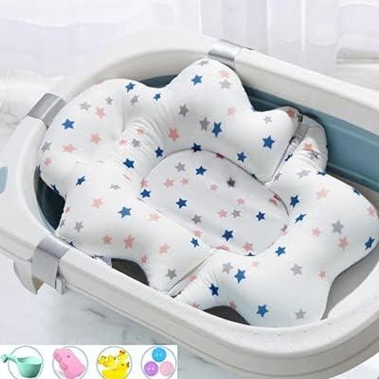 Baby shower seat Baby Bath Seats, Baby Bath Mats, Non-Slip Baby Bath Mats, Portable Support Mats, Foldable Soft Pillows