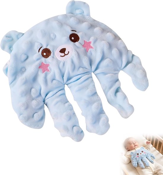 Baby Slaaphulpmiddel - Slaapknuffel - Automatische Klop-Soezen - Baby Kalmeren - Kalmerende Handpalmen - Oplaadbaar - 0-3 Jaar - Zacht - Voor Wiegjes, Kinderwagens of Reisbedjes