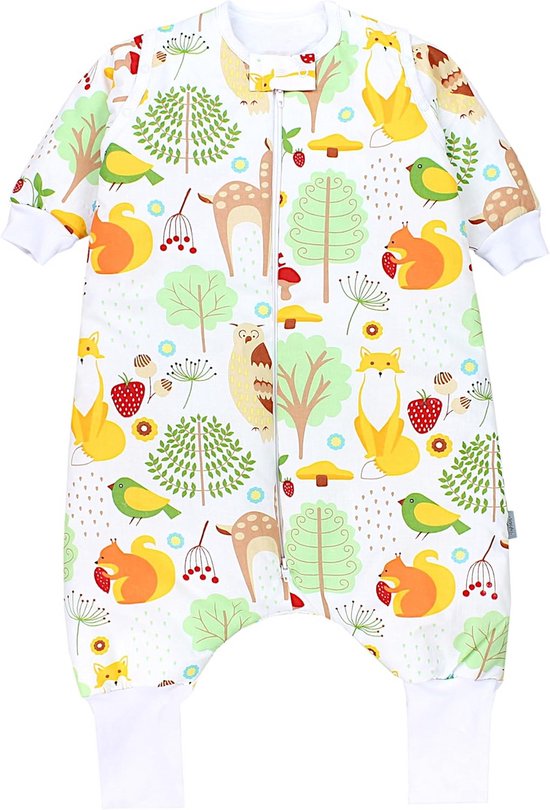 Baby Slaapzak met Voetjes en Afneembare Mouwen - Winter & Herfst - 2.5 TOG van Merkloos