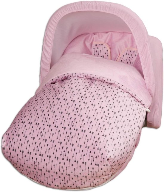 Baby Slaapzak - Voetenzak Baby - Baby Vervoeren - Waterafstotend - 96 x 50 cm - Roze