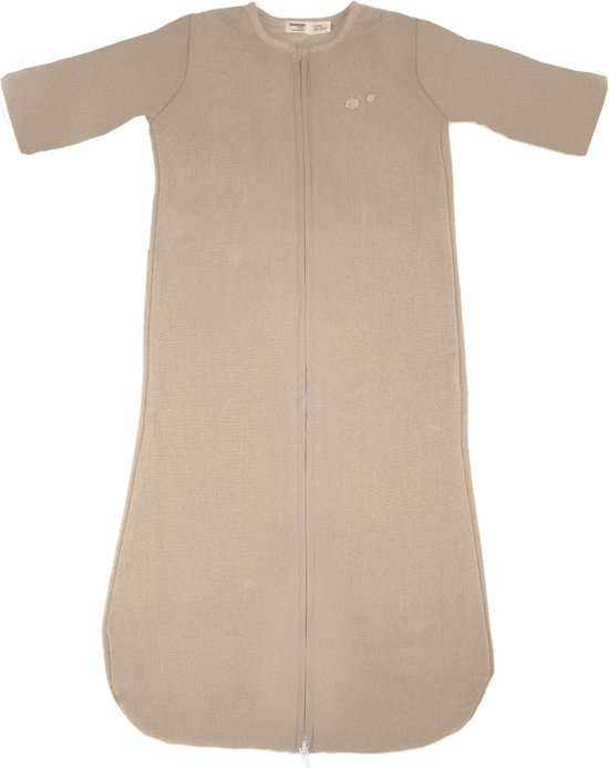 Baby Slaapzak Winter 9-24 mnd - Winterslaapzak biologisch katoen - 95cm - TOG 2.0 Desert Sand - Bruin - Snoozebaby van Snoozebaby