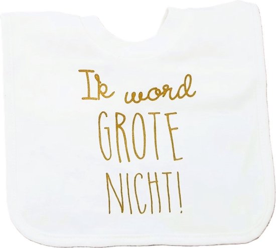 baby slab met tekst je wordt grote nicht je krijgt een bekendmaking zwangerschap Geboorte Cadeau aanstaande liefste neefje of nichtje hoera weer van Merkloos