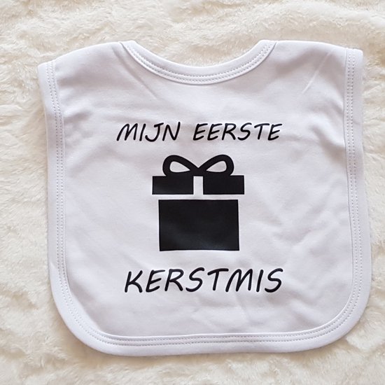 Baby slabbetje cadeau tekst mijn eerste kerstmis zwangerschap bekendmaking aankondiging voor de liefste aanstaande geboorte gaat worden jullie worden zwangerschapsaankondiging van MikoDreams