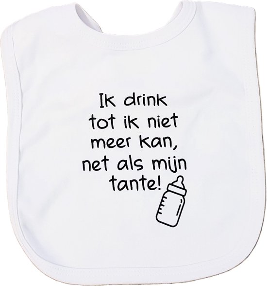 Baby slabbetje cadeau tekst tante worden hoera fles zwangerschap bekendmaking aankondiging voor de liefste aanstaande geboorte gaat worden jullie worden zwangerschapsaankondiging van Boldstore