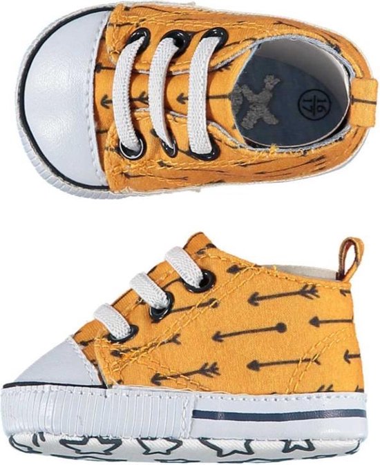 Baby Sneakerschoentjes | Okergeel Arrow Maat 16/17 van FEETJE