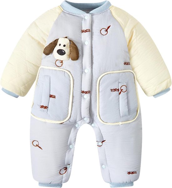 Baby Sneeuwpak - Winterkleding Set - Buiten Spelen - Warm En Ademend - 6-18 Maanden - Meerdere Kleuren