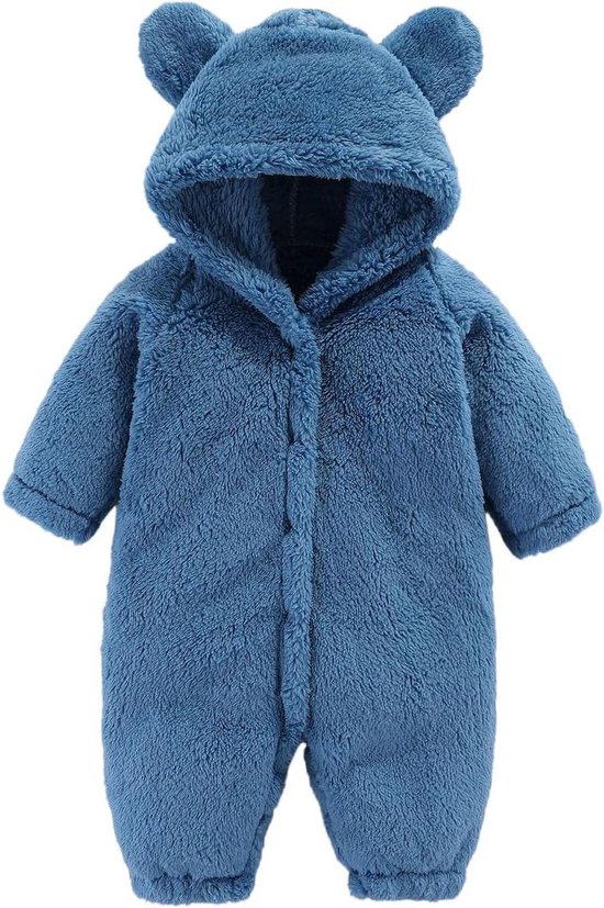 Baby Sneeuwpak - Winterpak romper - Warmte buiten - Zachte fleece voering - Pasgeborenen - Effelijk