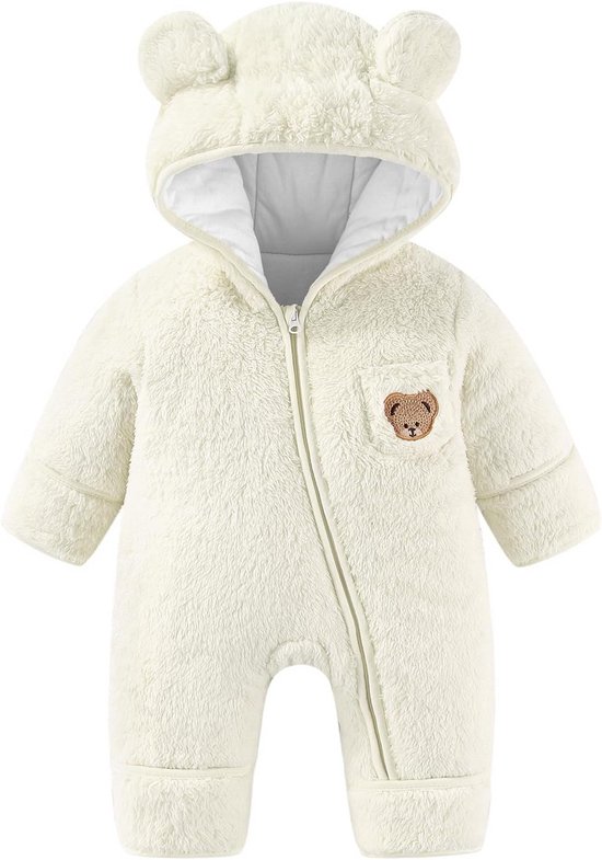 Baby Snowsuit Winterpak met Capuchon voor Jongens en Meisjes 0-12 Maanden van Merkloos