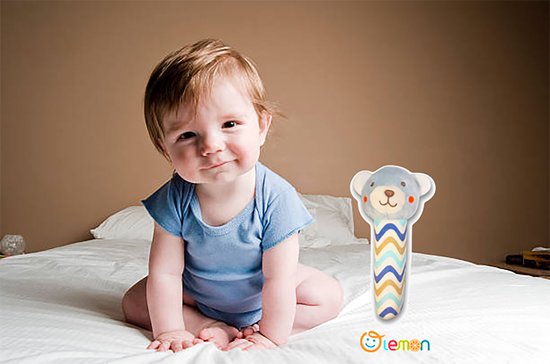 baby speelgoed 0 jaar/ babyborn/ Baby Lemon hand-zwengelen/Baby Speelgoed Cartoon Dier Hand-Zwengelen/baby cadeau/ baby shower/ beertje van Baby Lemon
