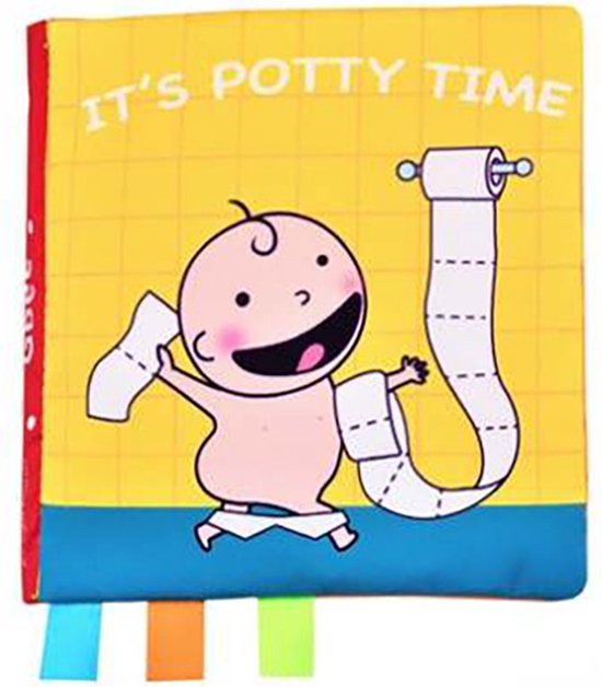 Baby speelgoed/kinderboekenweek/ sinterklaas/ kerstcadeau/ Educatief Baby Speelgoed /Zacht Baby boek /Zacht Speelgoed/Speelgoed voor baby/ Speelgoed Voor Kinderen/baby boekje/ "It's potty time "thema van Lily's Things
