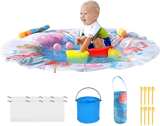 Baby Strandbad - Peuter Zwembad - Waterpret Buiten - Inclusief Strand Speelgoed - 14 meter - Niet gespecificeerd