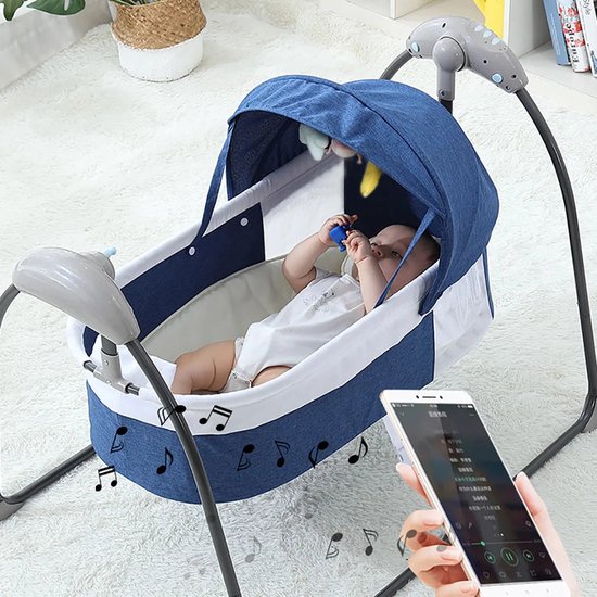 Baby Swing - Elektrische Babyschommel - Automatische Wipstoel voor je Baby - Schommelstoel van Alecto