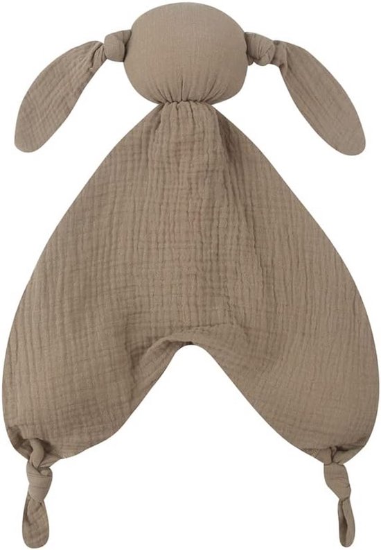 Baby Toy, Cuddly Cloth, Rabbit, Soft Cuddly Cloth and Cuddly Toy, Rabbit, Cuddly Cloth, Cuddly Cloth, Muslin, Cotton Baby Blanket, Comfort, First Equipment for Babies, Boys and Girls from 0