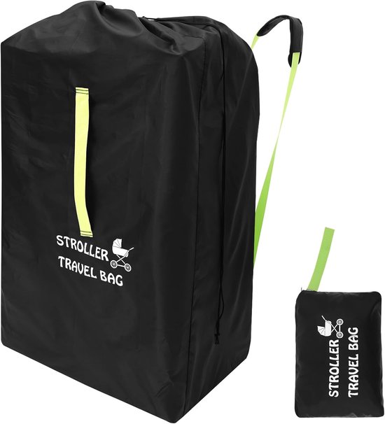 Baby Transport Bag voor Strollers - Stroller Bag voor Vliegtuigen - Waterproof Oxford Fabric Reiskoffer met Verstelbare Schouderband - Praktische Reistoebehoren voor Dubbele Kinderwagens - Stijl 1 van Merkloos