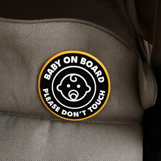 Baby Veiligheidsbutton Engels – Don’t Touch Pin | Bescherm je baby in openbare ruimtes van Merkloos