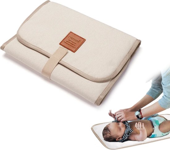 Baby Verschoonmatje - Verschoningsmatje Voor Onderweg - Draagbaar Verschoonmatje - Waterbestendig - LOUZIR van Merkloos