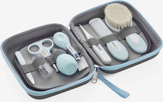 baby verzorgingsset - baby manicureset - 9 delig - babyshowergift - Blauw van Angel Bliss
