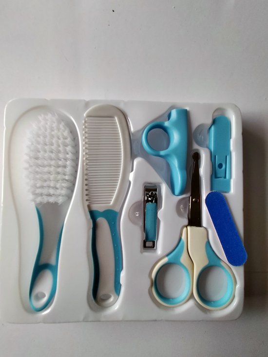 Baby verzorgingsset blauw - babyverzorgingsset - kraamcadeau