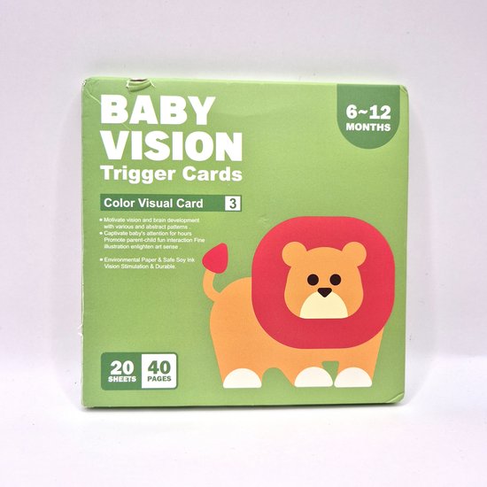 Baby Vision I Trigger Cards I 6-12 maanden I Educatief van VEP엉클.