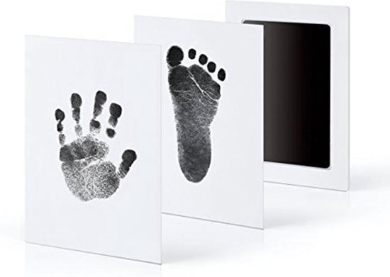 Baby voet & hand afdruk / inkt / niet giftig / gemakkelijk & handig word geleverd zonder lijstje van Merkloos