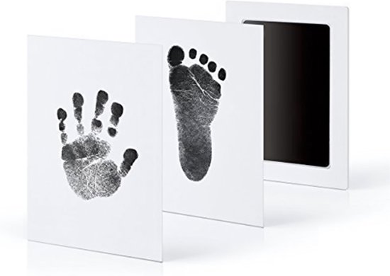 Baby voet of hand afdruk maken Giftset souvenier Babyhand of Babyvoet / HaverCo van HaverCo