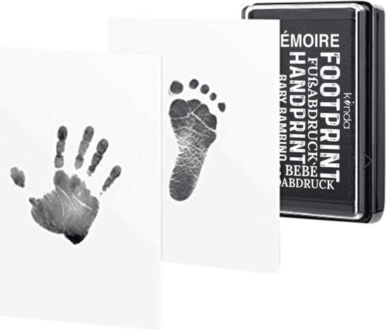 Baby voet of handafdruk maken - doe het zelf van AmBthalm